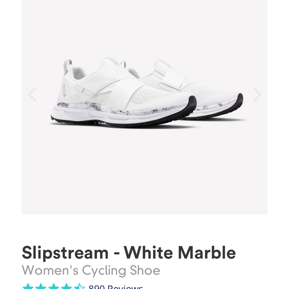 Tiem Women's Cycling Shoe - White Marble